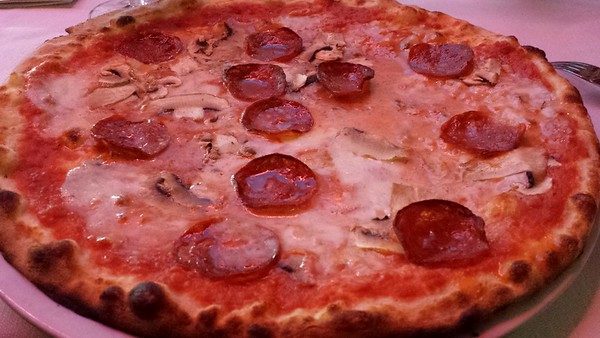 funghi e salami piccante