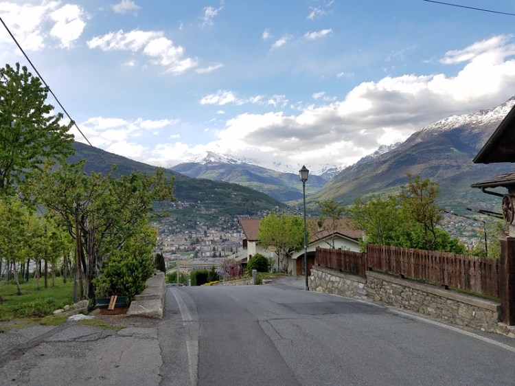 a view from Charvensod, Aosta Valley